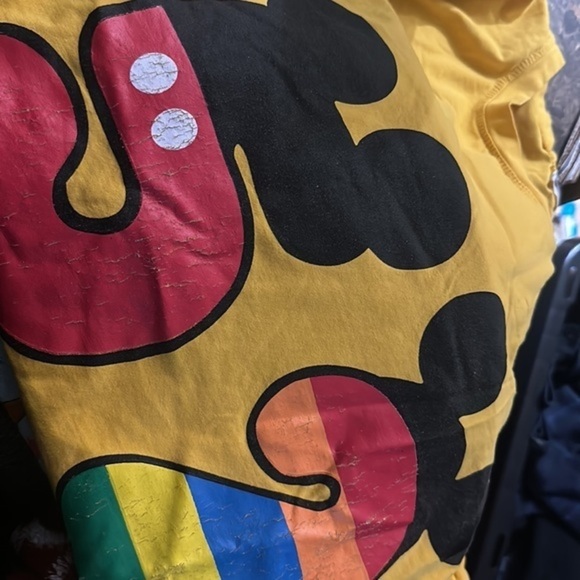 J&Y jingyifushi vintage firefighter Mickey Mouse 52 tshirt gd - Picture 4 of 5